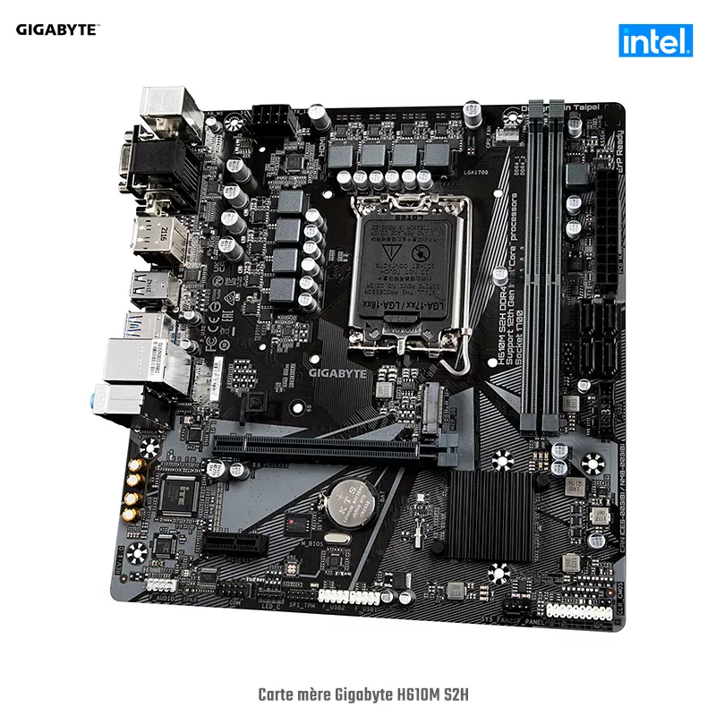 Carte mère Gigabyte H610M S2H DDR4 | MEGA PC - Gigabyte