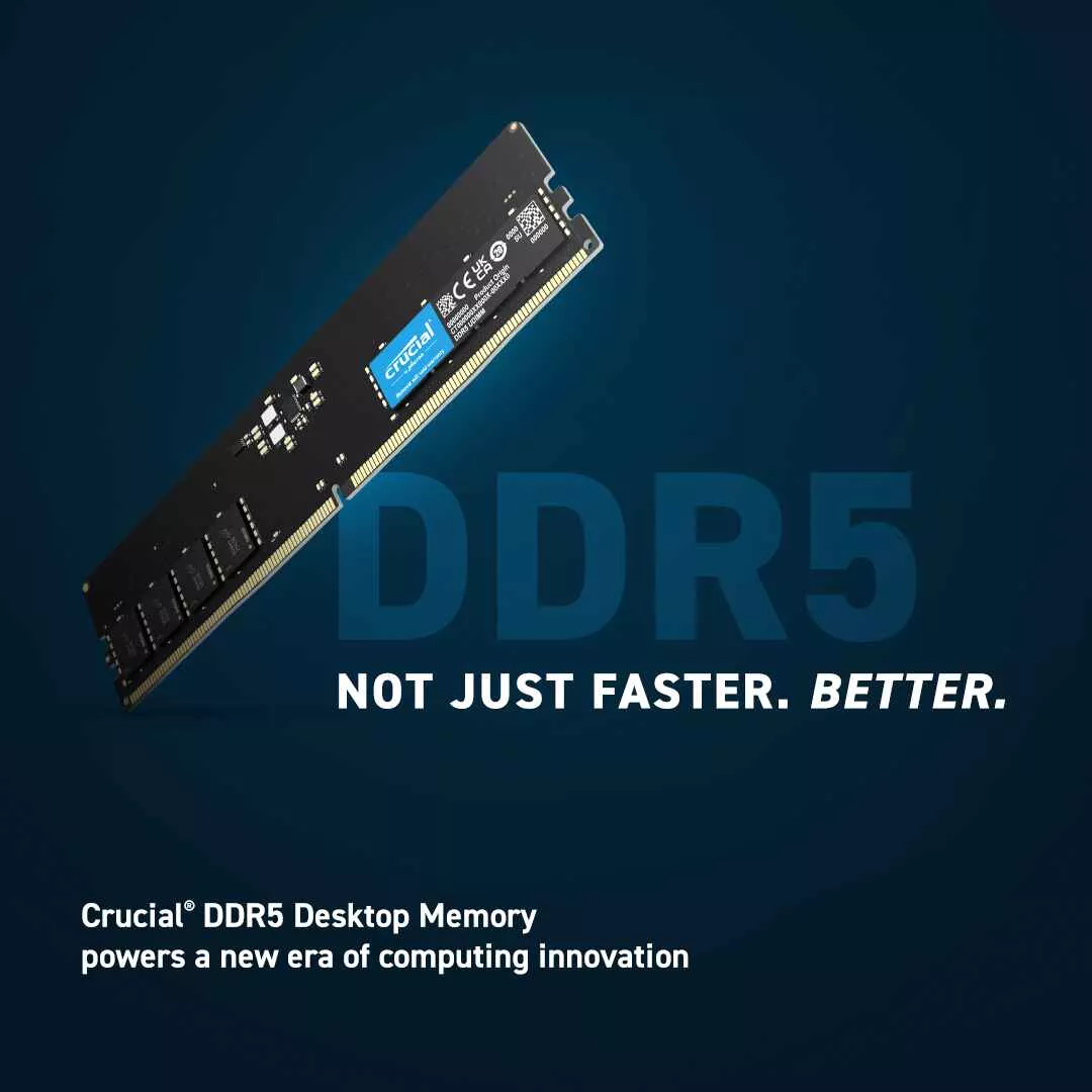 Crucial 16Gb (1x16Gb) 4800MHZ DDR5 | Mega - Crucial