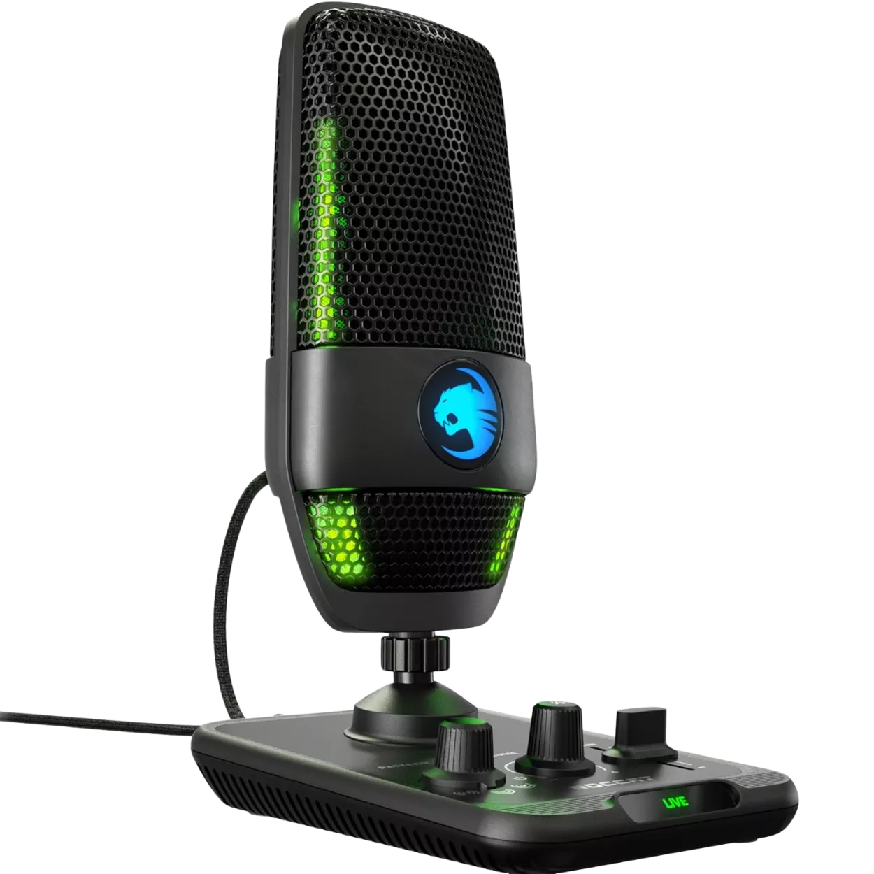 ROCCAT Torch Microphone USB Professionnel RGB – Streaming & Gaming – Meilleur Prix Tunisie chez MegaPC | MEGA PC | GIGA TECH