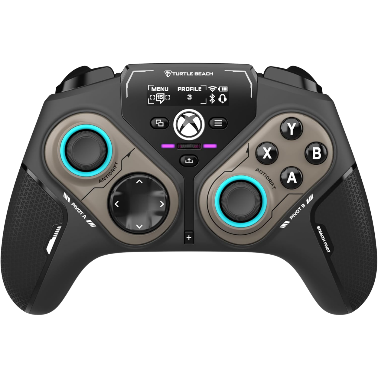Turtle Beach Stealth Pivot – Manette Gaming Sans Fil Intelligente pour PC Windows 10/11 | Hall Effect Anti-Drift | Modules Rotatifs | 2.4GHz & Bluetooth | Turtle Beach Stealth Pivot, manette Turtle Beach, manette gaming Turtle Beach, manette PC sans fil, manette gaming PC Windows 11, manette gaming Windows 10, manette gaming 2.4GHz, manette Bluetooth gaming, manette gaming PC pro, manette gaming esports, manette gaming haute précision, manette Hall Effect, manette anti drift, joystick Hall Effec