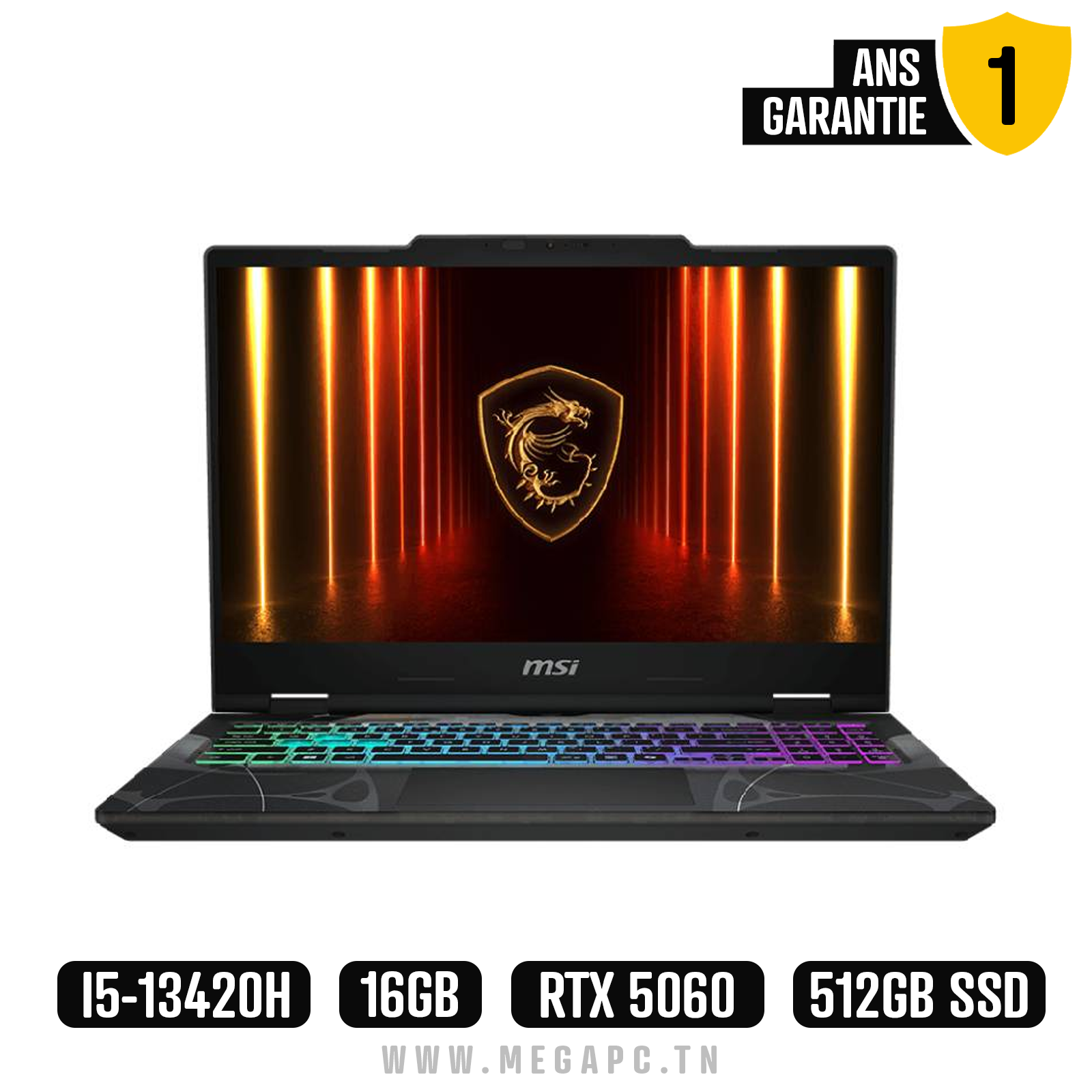 MSI Cyborg 17 B13W i5 13e Gen RTX 5060 – Gamer 17.3” 144Hz, 16GB DDR5, SSD 512GB, Immersion XXL & Performance Next-Gen | MSI Cyborg 17 B13W, Gamer 17 ", Laptop Gaming RTX 5060, PC Gamer i5 13th Gen, PC Gamer 144Hz Full HD, Portable Gaming Tunisie, Meilleur PC Gamer 2026, Laptop RTX 5060 Prix Tunisie, MSI Gaming Laptop RGB, 16GB DDR5 SSD 512GB, Gaming Laptop Ray Tracing DLSS, Acheter PC Gamer Tunisie, Offre Limitée PC Gamer, Best Seller MSI Cyborg 17, Laptop Gamer Grand , Promo PC Gamer RTX 5060,
