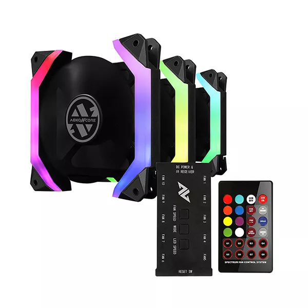 VENTILATEUR Abkoncore SP120 Spectrum Sync (3 in 1) | MEGA PC