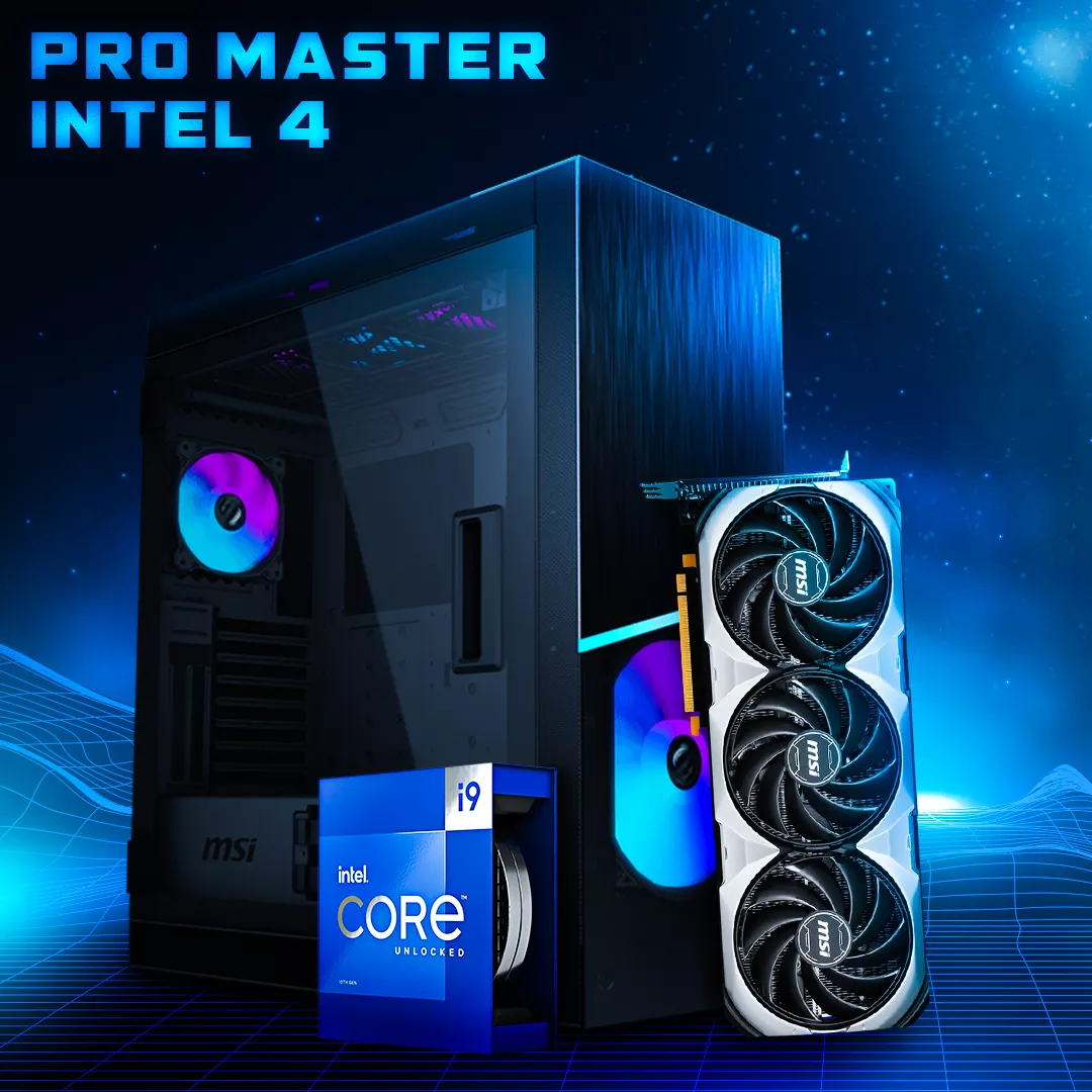 Intel Master System PRO Master intel 4 | i9-13900K | RTX 4080 16 GB | 1 TB NVMe | 64 GB RAM ...