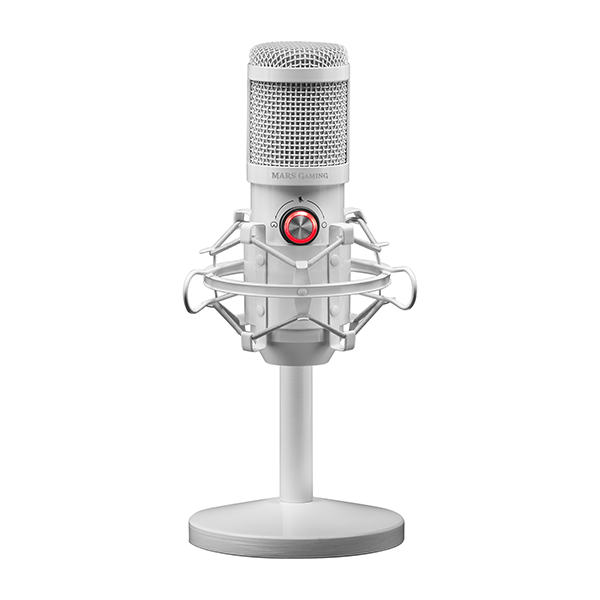 Microphone Mmicx Professional Studio Microphone White Mega Pc