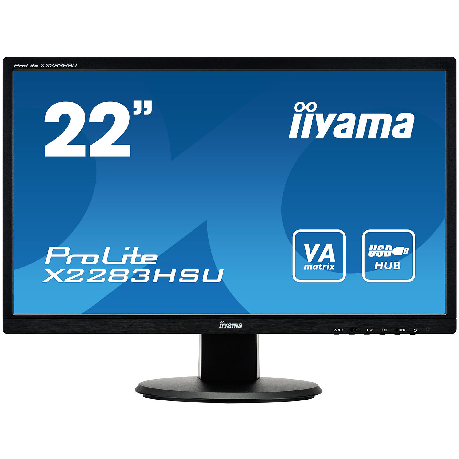 IIYAMA ECRAN 22 X2283HSU-B1 | FHD - 60hz - 5 ms