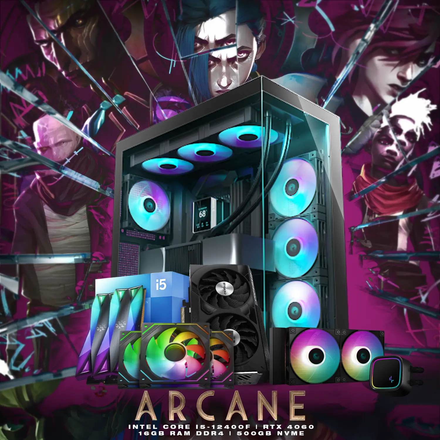 PC GAMER Arcane V4 | MEGA TUNISIE